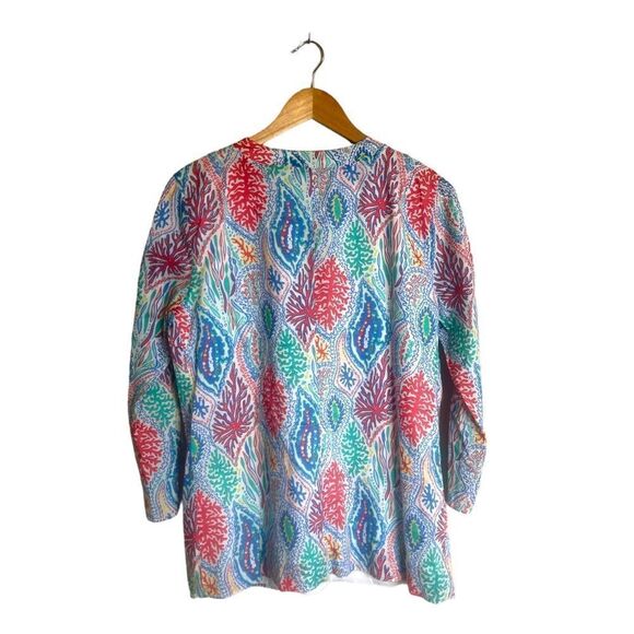 Lilly Pulitzer: Courtney Tunic in "Let Minnow" - Picture 2 of 15